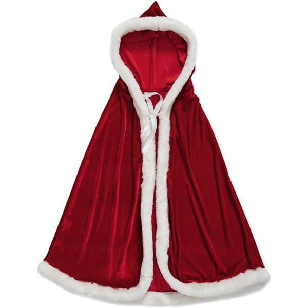 Santa Claus Cape with Hood, Christmas Coat Cape