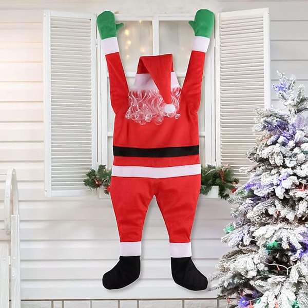 Climbing Hanging Santa Claus Outdoor Hanging Decoration