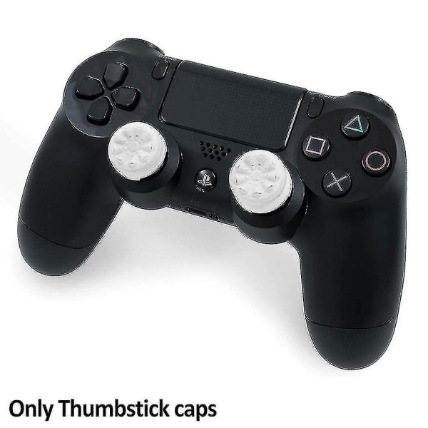 1 pari Thumbstick Cap Grip -suojavarusteet, jotka ovat yhteensopivat Ps4-ohjaimen kanssa