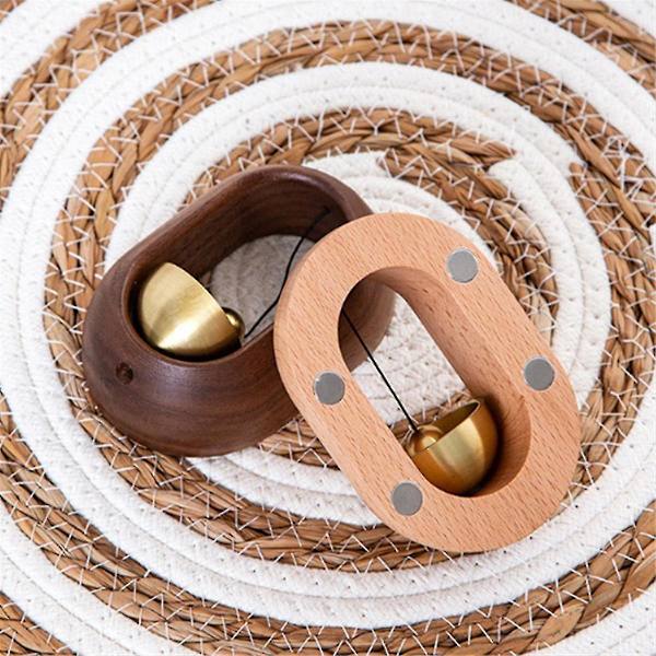 Japansk stil Wind Chime Dörrklocka Sug Dörrtyp Kopparklocka Pendel Ingångspåminnelse Magnetisk Su