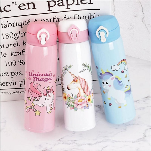 350 ml rosa enhörning resemugg | 11 oz rosa enhörningsmugg