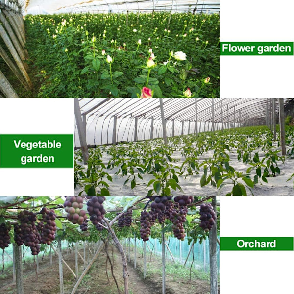 Reflekterende film til planter, dobbeltsidede folieark, 210 x 120 cm Have Drivhus Dyrk Højreflekterende dækblad folieark