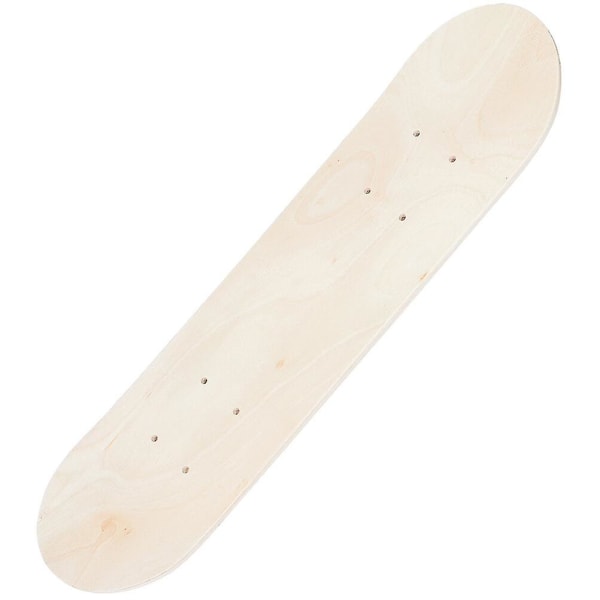 Blank Skateboard Deck Ufærdigt Skateboard Deck Blank Graffiti Skateboard（43.00X13.00X1.00CM，Som vist）