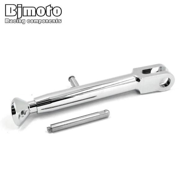 BJMOTO CNC justerbar senkende støttefot sidestøtte for Yamaha MT-07 2013-2018 FZ-07 2015-2018 (Chrome)