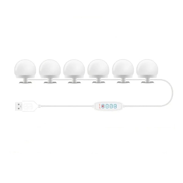Sminkefrontlys, LED-belysning, oppvarming, belysning, USB-lampe