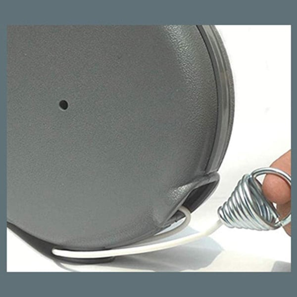 Utomhus Retractable Klädstreck, 12m Utbyggbar Retractable Klädstreck Torktumlare Väggmonterad för Trädgård Resor Inomhus