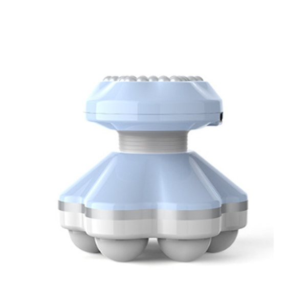 MINI massager, liten USB dubbelsidig 6-stifts vibrations elektrisk helkroppsmassager för stressreduktion