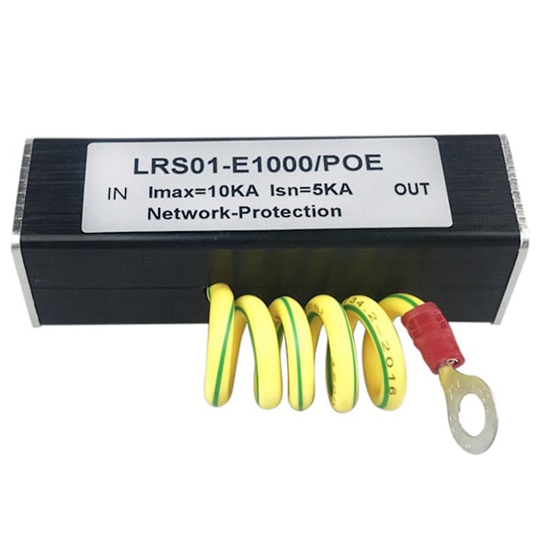 100/1000m Poe Ip Camera Network Rj45 Poe Surge Protector Protection Device Arrester Spd 1000m
