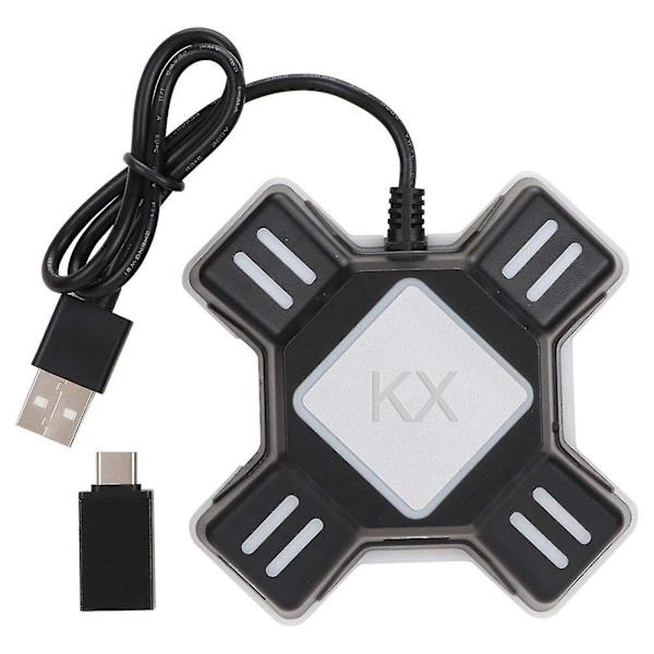 Tangentbord Mus Adapter Styrenhet Converter Adapter För Switch/ps4/ps4 Pro/ps4（Svart）