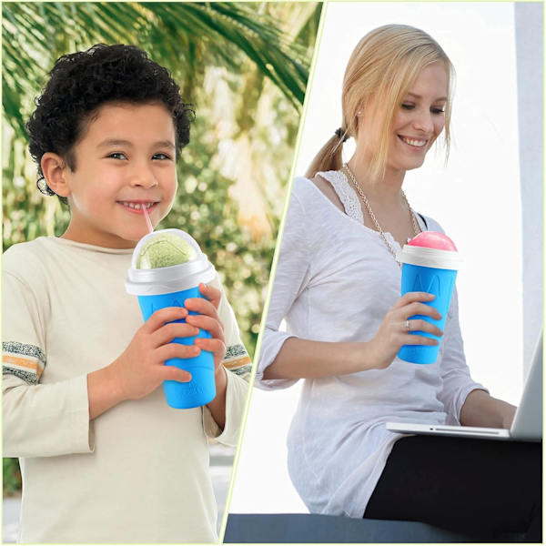 Taikamagik nopea pakaste smoothie-kuppi, jäähdytyskuppi, slushiekuppi, hauskat lahjat