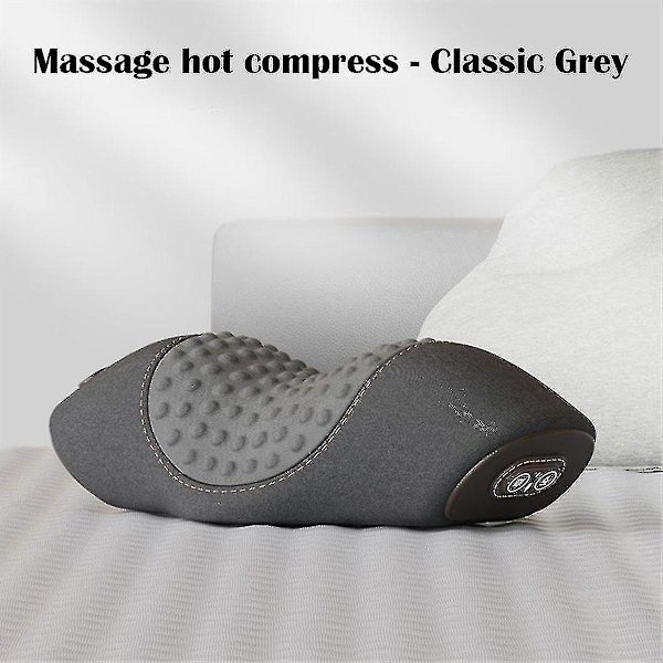 Sähköhierontalaite Kohdunkaulan tyyny Hot Compress Vibration Hieronta Niska Traction Relax Sleeping Memor