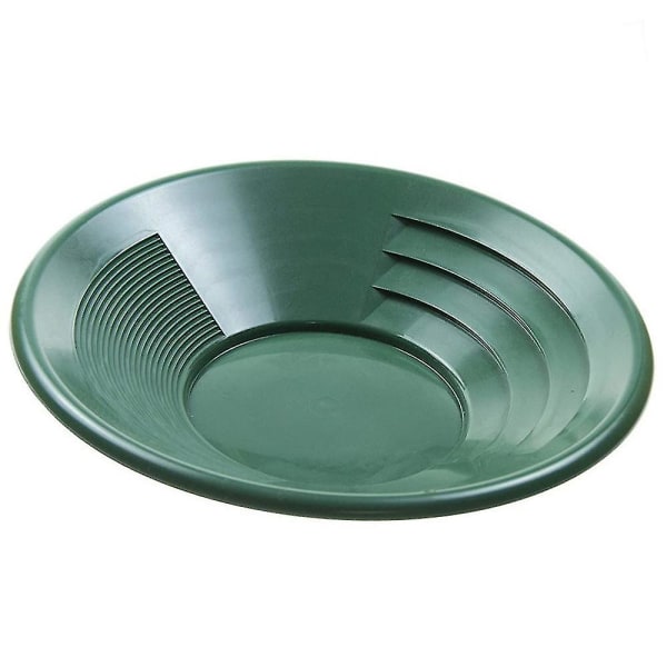 1 stk Plast Gull Pan Basin Nugget Gruve Pan Mudring Prospektering River Tool Vask Gull Panning Equ