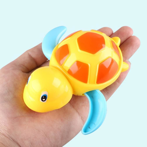 Babybadelegetøj, Badekar Wind Up Turtle Legetøj, Svømmeskildpadde Legetøj Baby Badekar Skildpadde Legetøj Svømning Urværk Vand Legetøj 2 stk.