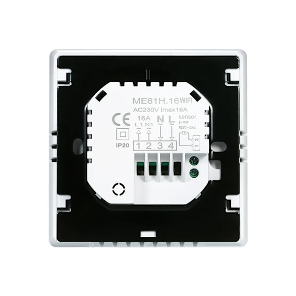 WiFi Smart Rumstermostat WiFi Elektrisk Golvvärme Termostat APP-kontroll Digital Temperaturregulator LCD-display Pekskärm Programmerbar