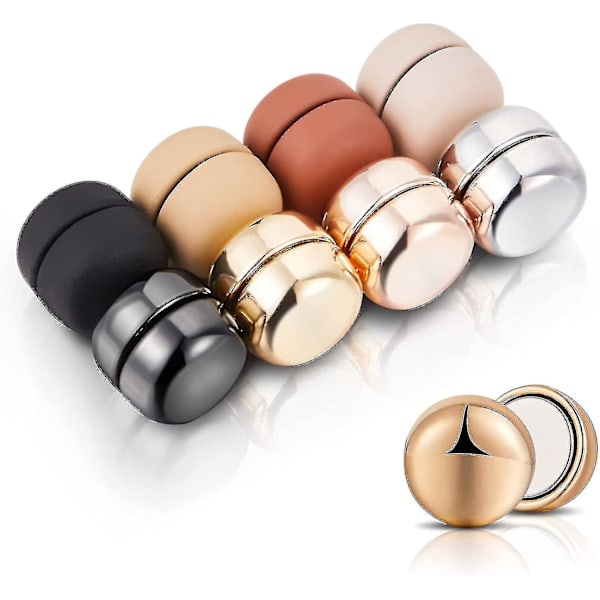 8 stk Hijab Magnet Pins, Multi-use Hijab Magneter uten hekter, Multi-use Sjal Hijab Magneter for Kvinner Muslimsk Fiis Beste Gave