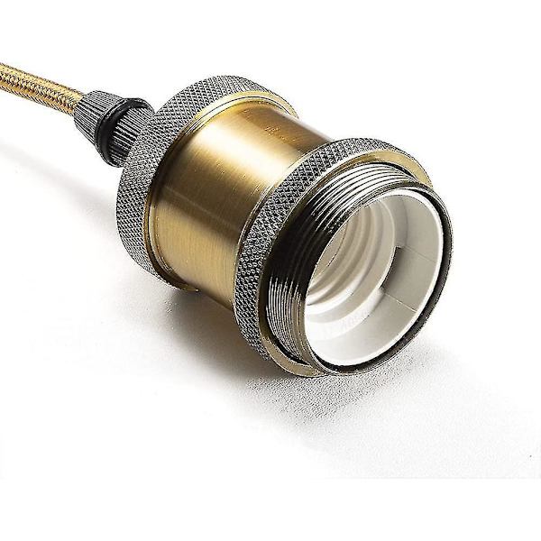 Lamphållare E27 Metalllampa Hänglampa Hållare Med Sladd 85cm Sladd Pendel Ljus Pendel Sladd Retro Pendel Lampa För Bar, Café, Hem, Hotell Och Bookst