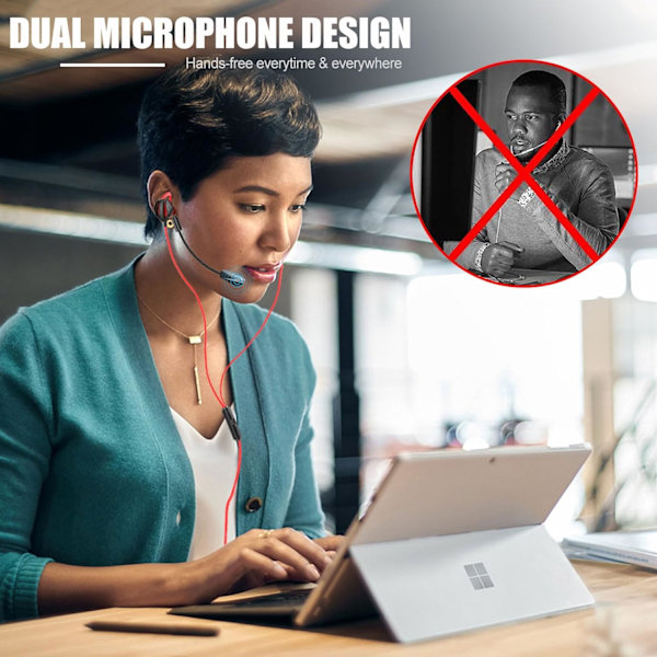 Peliheadset Mikrofonilla Langallinen Peli Earbuds PC PS4 PS5 Xbox One Playstation 5 Peleihin Matkapuhelin, Irrotettava Stereo Bass Kuulokkeet