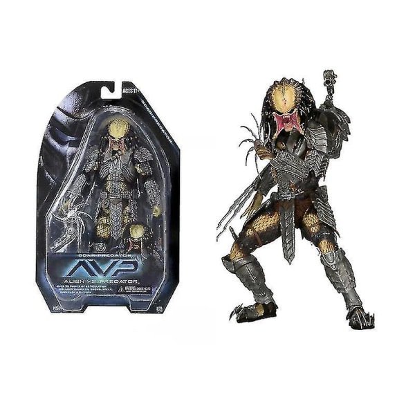 Predator Figur Neca Aliens Vs Predator Series Alien Covenant Elder Youngblood Predator Serpent Hunter Toy Film Action Figur[hsf]（B）