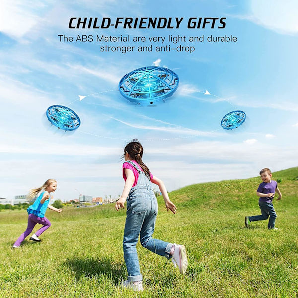 UFO Mini Drone UFO Flygande Boll Flygande Leksak Helikopter med 360° Rotation och LED för 5-8 Års Barn