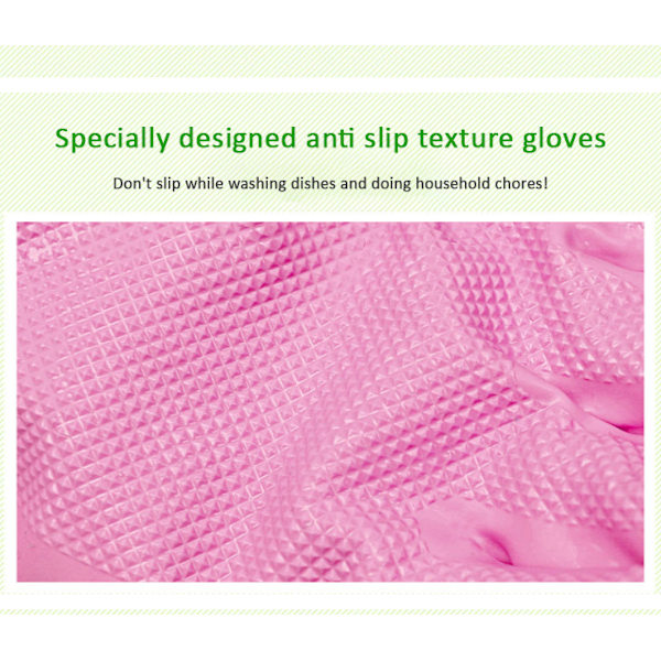 Fleece-forede latex husholdningshandsker - Holdbare, rengøringsspecifikke handsker til opvask og vask