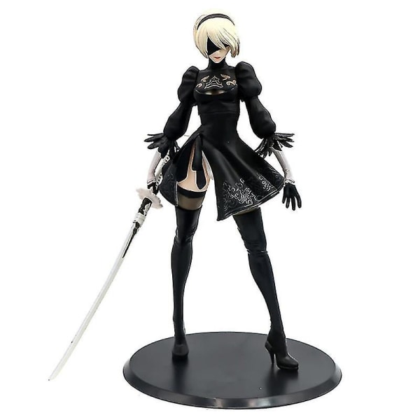 Anime Nier:automata 2b Yorha No 2 Type B Kvinne Phicen Action Pvc-figur（B）