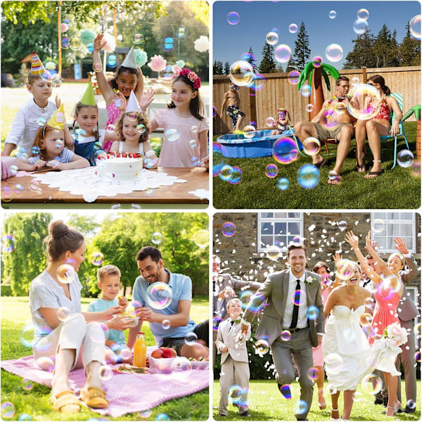 Dinosaurie-bubbelmaskingevär 4000+ bubblor/minut, med bubbellösning, barnens bubbelleksakspresent/födelsedag/fest, bubbelpistolmaskin