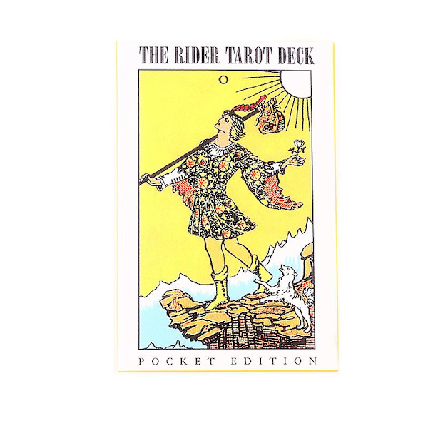 The Rider Tarot-kort Engelske brettspill Divination Prophecy Multiplayer-spill（onesize，Multicolor）