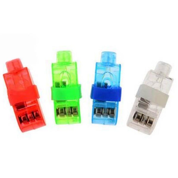4x LED Rave Parties Finger Lights Multi Color Light Up Legetøj til børn og voksne