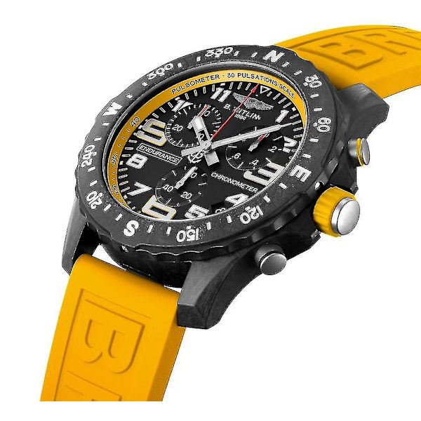 Chronograph Watch For Men Luxury Quartz High-end Sports Multi-function Seks-pins profesjonelle herreklokker