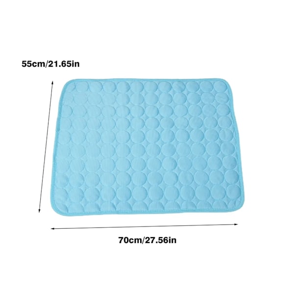 Kjølematte for hundekatt, kjøledekken for hunder, selvavkjølende kjøledekken, kald matte, ismatte, 70 x 55cm