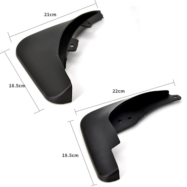 Skjermlapper for Vauxhall Opel Astra J Buick Verano 2010-2016 Skjermlapper Sprutbeskyttelse Skjermlapper Skjermer 2010 2011 2012 2013 2014 15