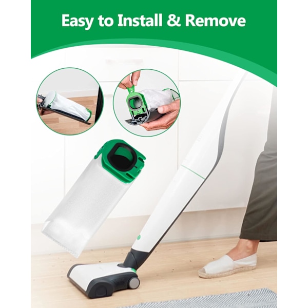 Imurin suodatinpussit yhteensopivat Vorwerk Kobold VB100 FP100:n kanssa, premium-suodatinpussit korvaavat pölypussit Kobold VB100 imurin suodatinpusseille