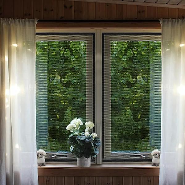 4 stk. myggenet til vinduer, 130 x 150 cm fluenet til vinduer, insektbeskyttelse vinduesnet fluenet