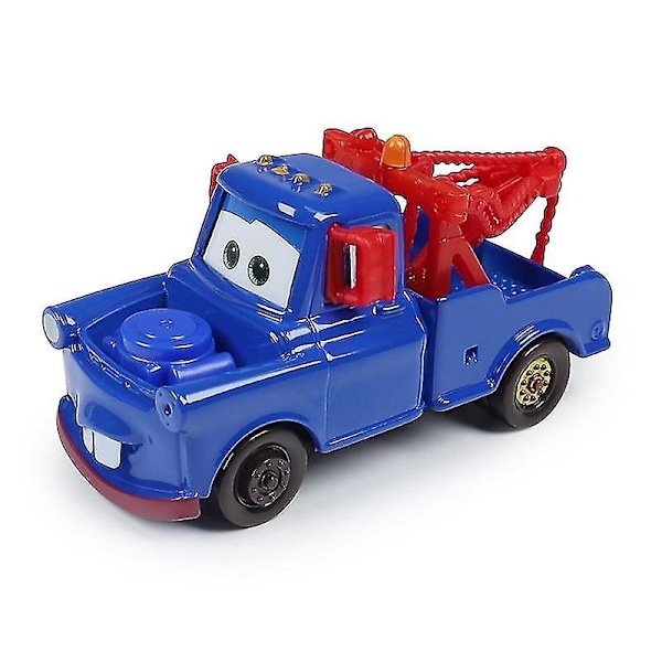 Pixar Cars Metal Diecast Golden Young Ivan Lightning Mcqueen Tow Mater Dr. Damage Arvy Big Wheel Foot Bilmodell Leksakspresent（1）
