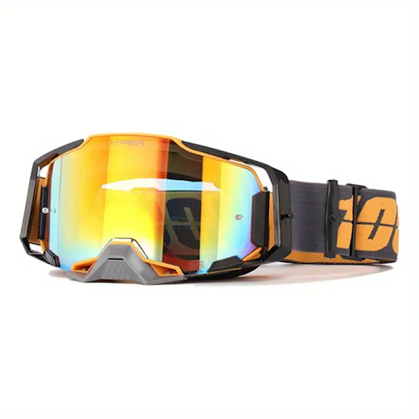 Premium Motocross Briller - HD Linse, Anti-Fog, Perfekt til Motorcykel, Ski, MTB og Cykling!