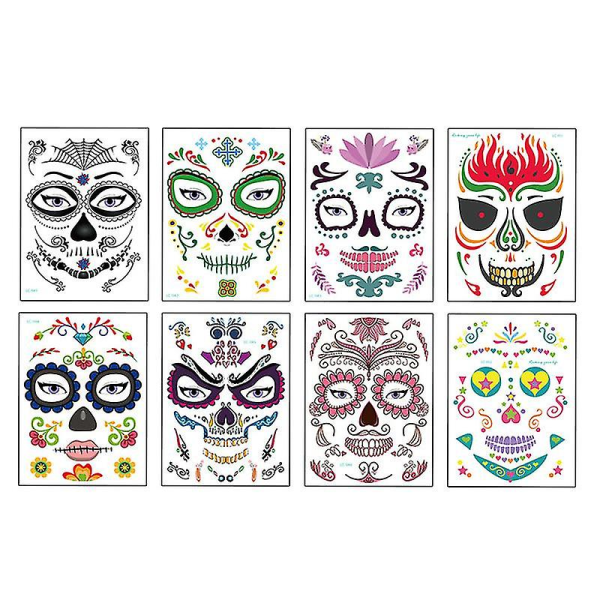 1 st Halloween Makeup Stickers Halloween Temporary Stickers