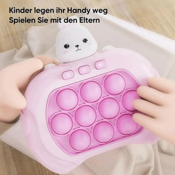 Snabbt tryckspel, bubbla fidget-leksak, elektroniskt sensoriskt spel, dekompressionspelkonsol, sensorisk fidget-leksak, för barn, kreativa leksaker