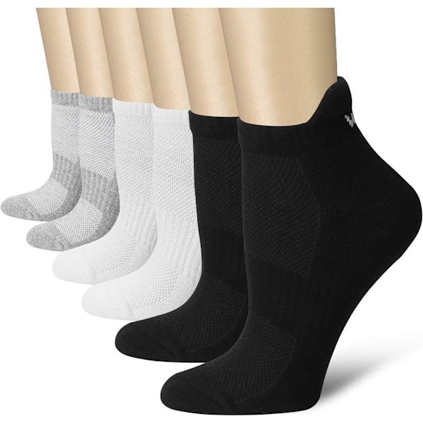 Compression Socks for Women & Men Circulation 3 Pairs Arch Ankle Support 15-20 mmHg Best for Running Cycling