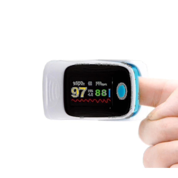 2023 ny hetsäljande högkvalitativ glukosmätare för medicinsk och hemmabruk med Oled-skärm (blå)