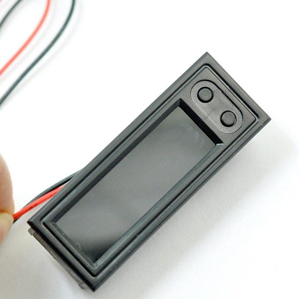 12V 3-i-1 biltermometer + voltmeter + klocka LED digital display (röd)