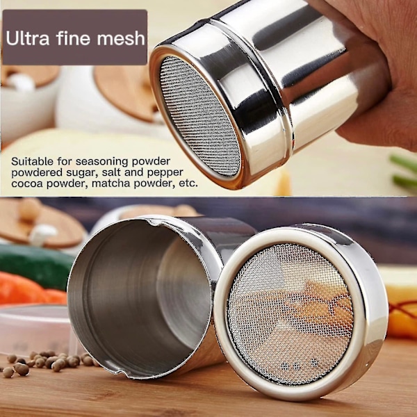 Sockerdispenser. Florsocker Duster Choklad Pulver Shaker Flour Mudderverk