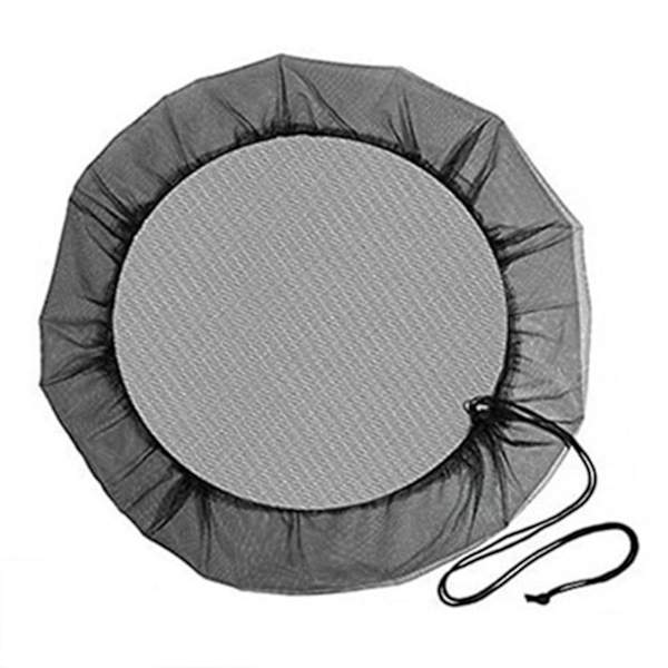 Utomhus mesh med dragsko Cover trädgårdshinkskydd för trädgårdsgård（1PCS）