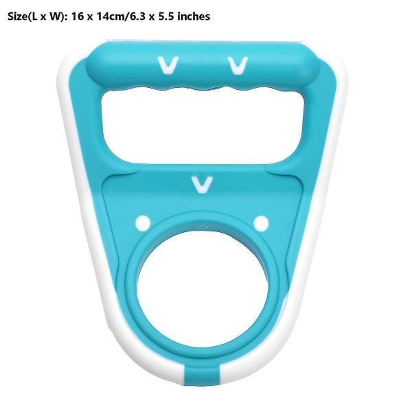 Vattenhink Hink Handtag 5 Gallon Dricksvatten Flaska Bärhandtag Lyft med Gummierat Anti-Slip Hållare-Blå（Blå）