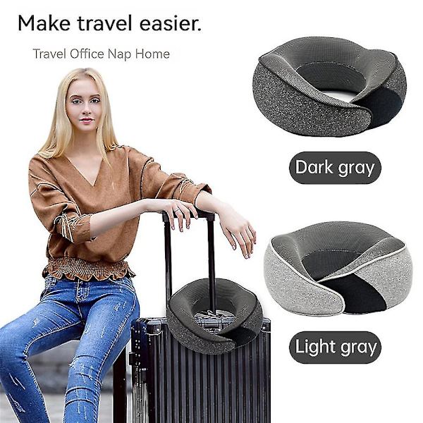 Ny Flyhugz nakkepute Flyhugz reisepute Wander Plus reisepute 2024（Mørkegrå）