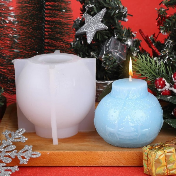 Julelysform, DIY 3D Julekugle Silikonform