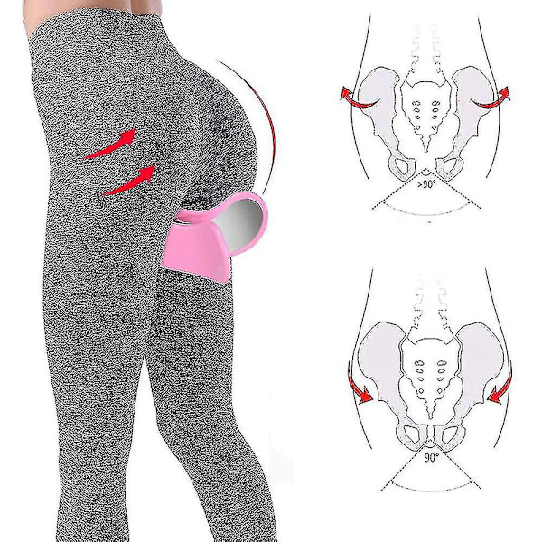 Hip Trainer Device Super Kegel Exerciser Lantionpohjan Lihas Mediaaalinen Sisäreiteen Trainer Virtsarakon ohjain (violetti)
