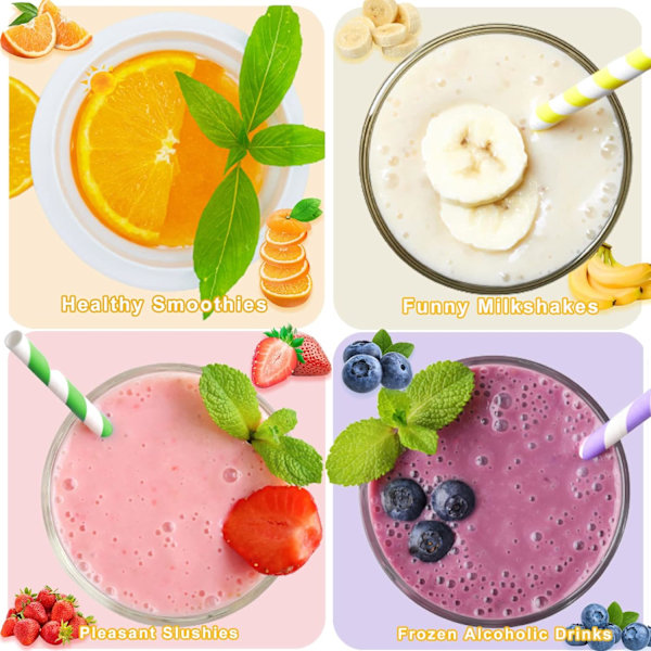 Taikamagik nopea pakaste smoothie-kuppi, jäähdytyskuppi, slushiekuppi, hauskat lahjat