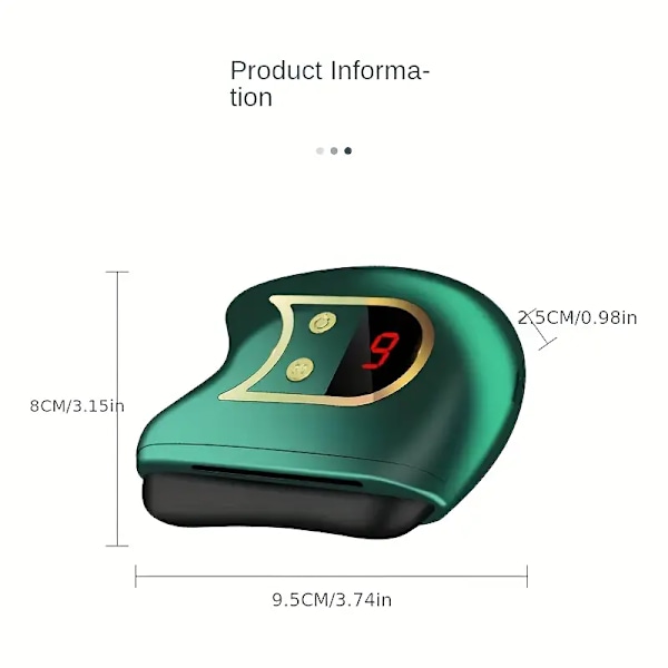Elektrisk GuaSha-brett, Meridian Brush Massager Gua Sha-instrument, ni-trinns justering