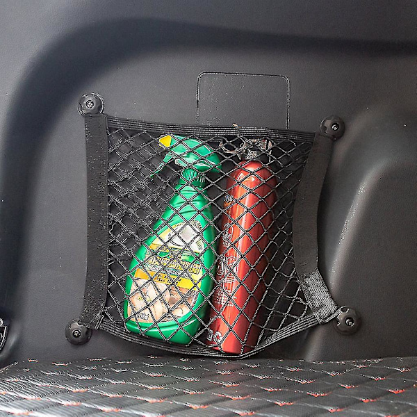 Car Trunk Net Cargo Organizer Trunk Storage Mesh for at spare auto bagagerumsplads（35*20 cm）