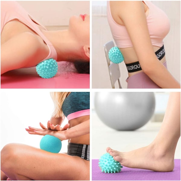 Fotmassage rullset, fotmassager fotmassage rulle [set om 3] - muskelrulle & bollset, innovativ fotmassagerulle